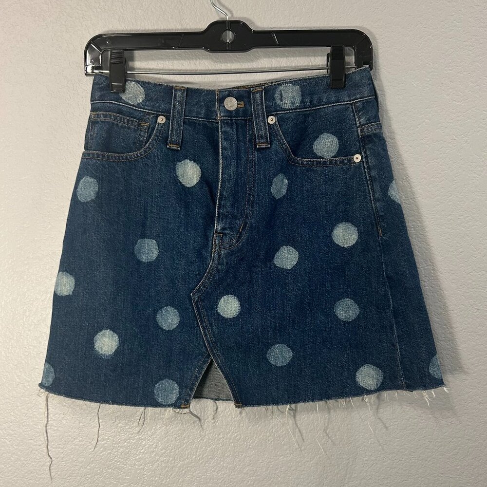 🌸MADEWELL Women’s Rigid Denim A-Line Skirt🌸